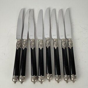 35 Piece Hampton Forge Argent Orfevres Stainless Steel Black Resin Handle Damage